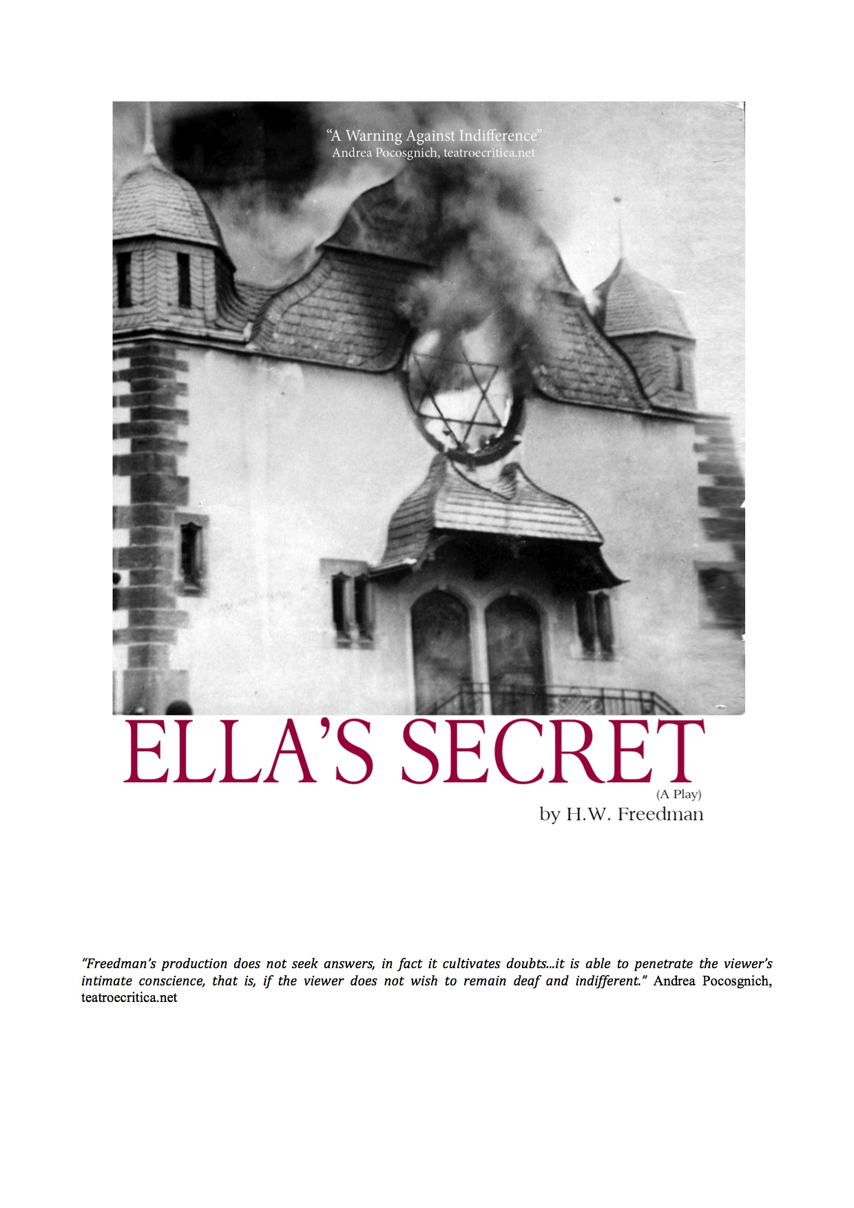 Ella’s Secret (Screenplay)